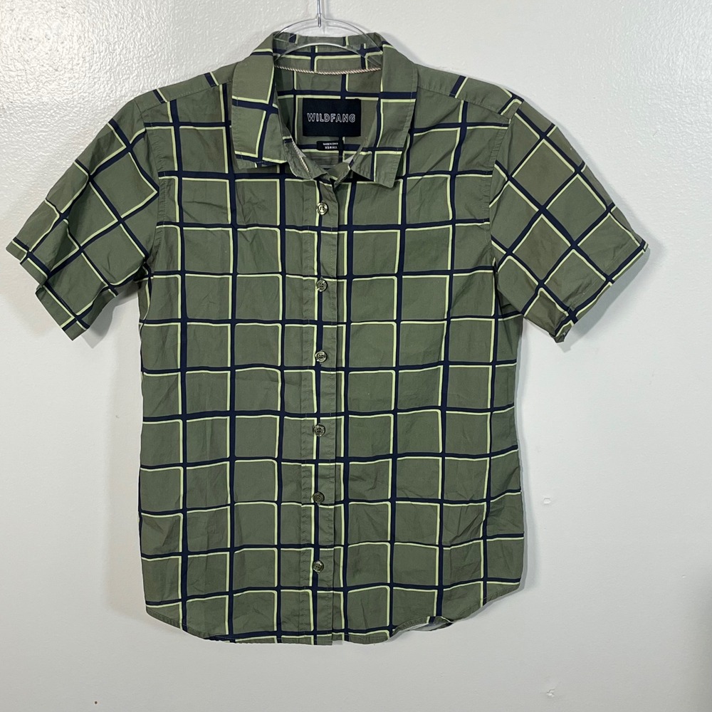 Wildfang The Essential Short Sleeve Button Up Size XS‎